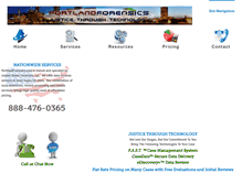 Tablet Screenshot of portlandforensics.com